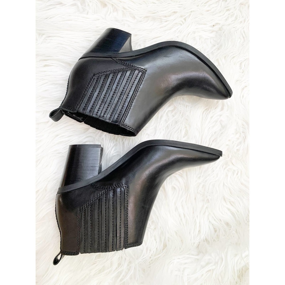 Marc Fisher Black Eilise Bootie 6 - Picture 8 of 11